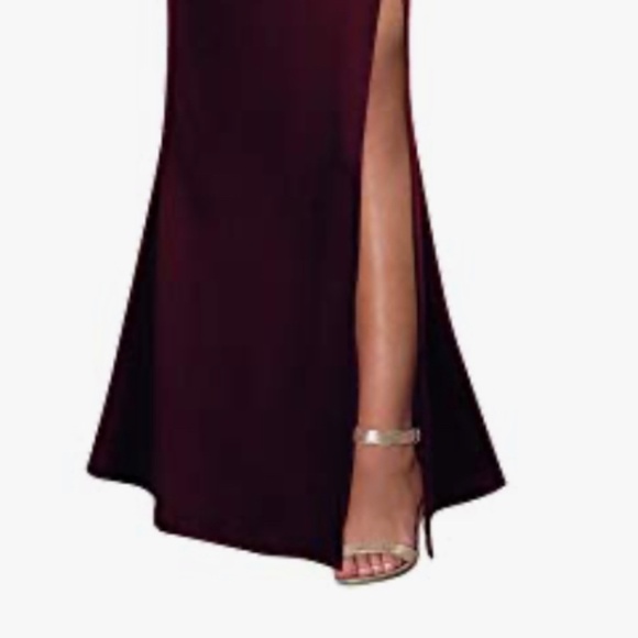 Formal dress - burgundy size M - Picture 6 of 6